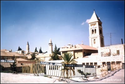 Jerus old city roofs